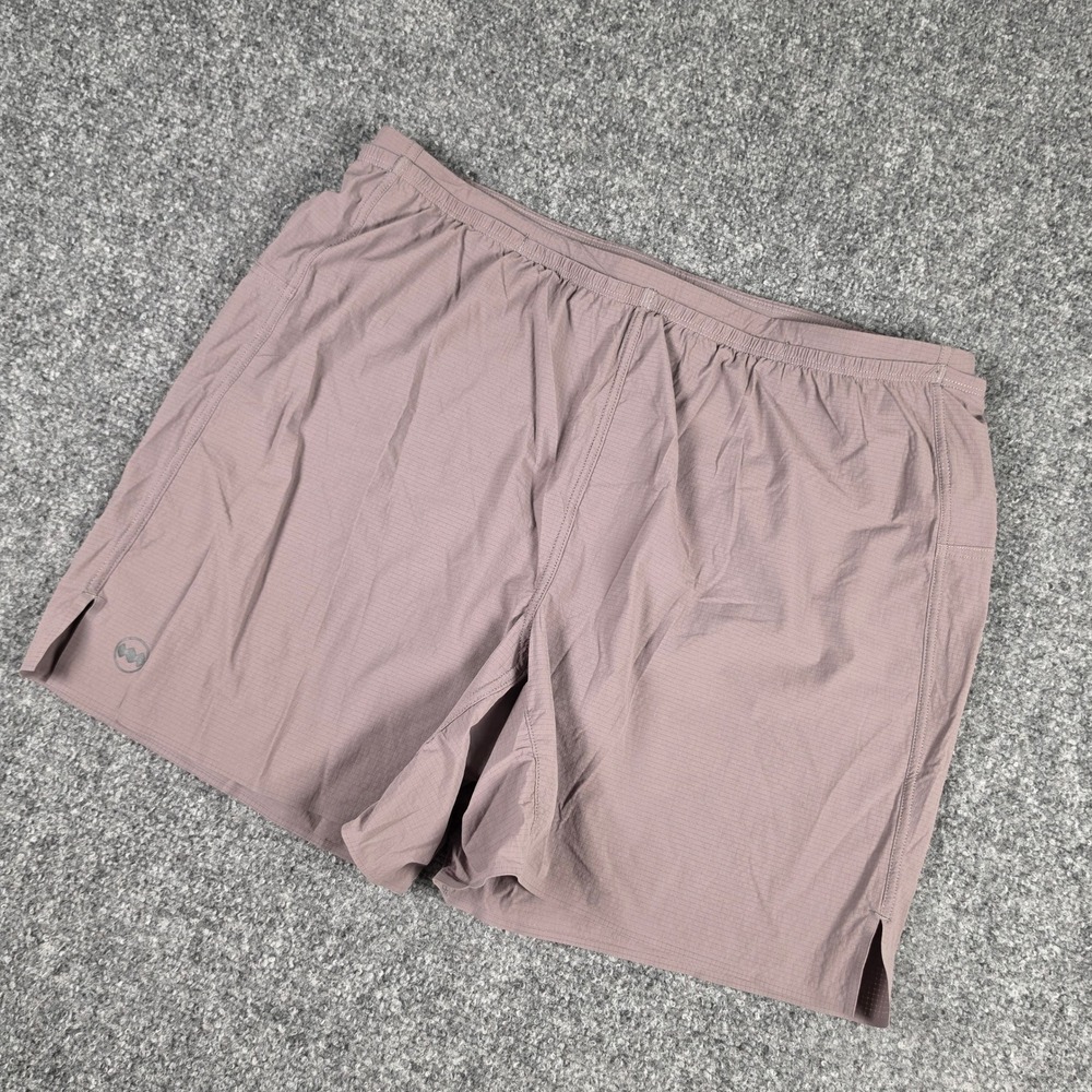 Janji AFO Middle Running Shorts Mens M Light Purple 5" Inseam Lined Ripstop